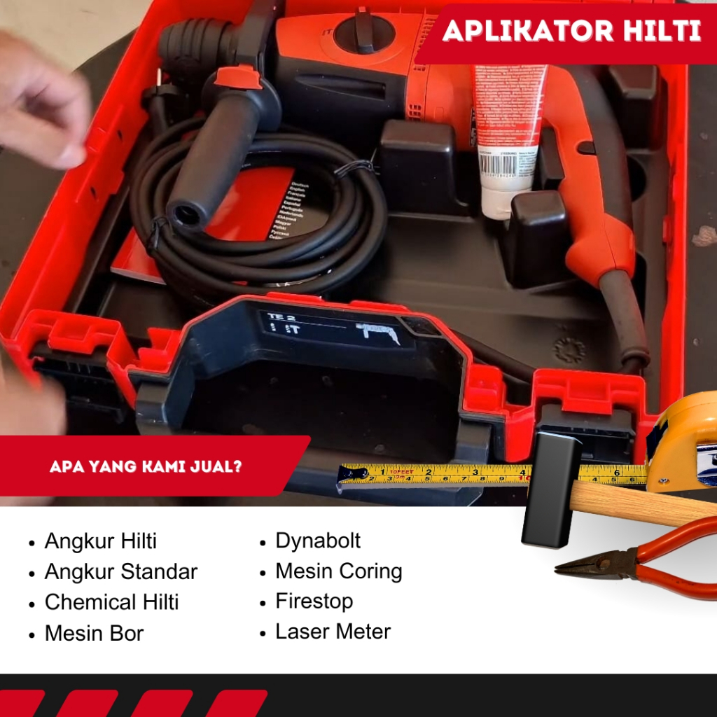 Mesin Bor Hilti TE 2 Rotary Hammer