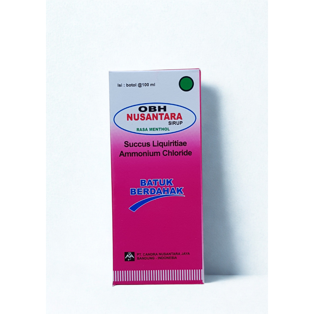 obh nusantara batuk berdahak rasa mentol 100 ml