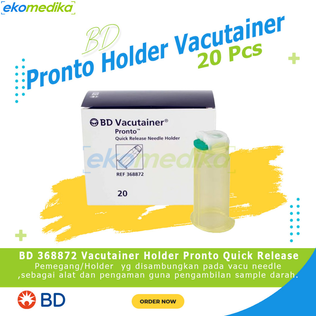 BD 368872 Holder Vacutainer Pronto Quick Release 20ea per Box