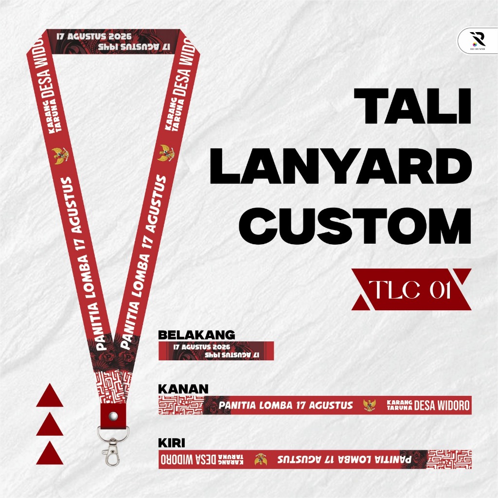 

TALI LANYARD PREMIUM - LANYARD CUSTOM GANTUNGAN ID CARD - KALUNG NAME TAG