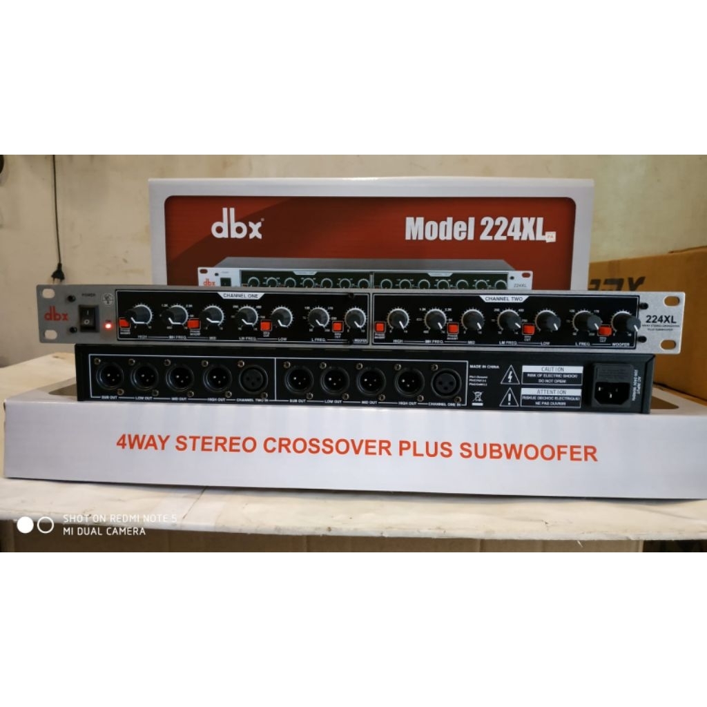 Crossover DBX 224XL Subwoofer