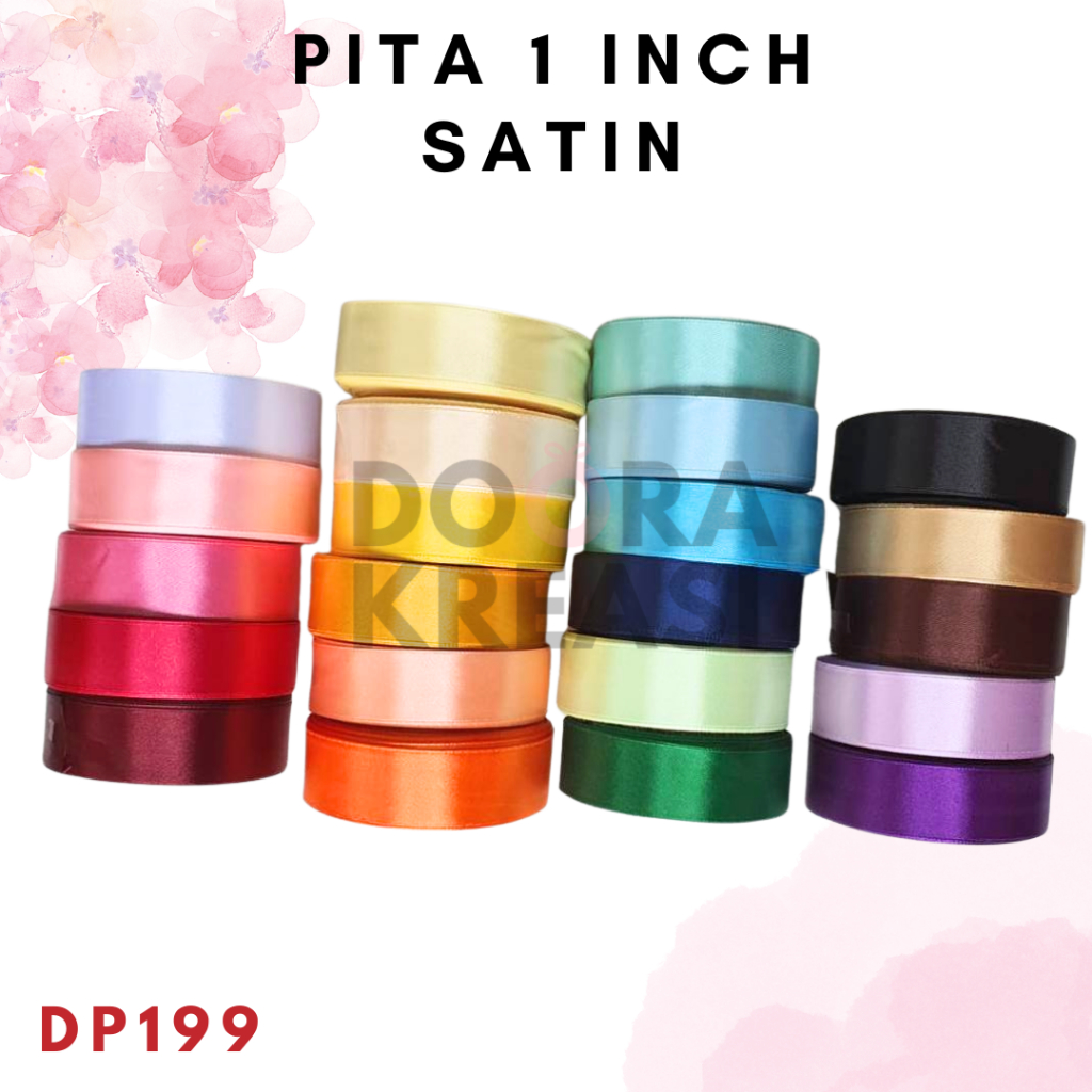 

Pita satin 1 inch [2,5cm//25yard]