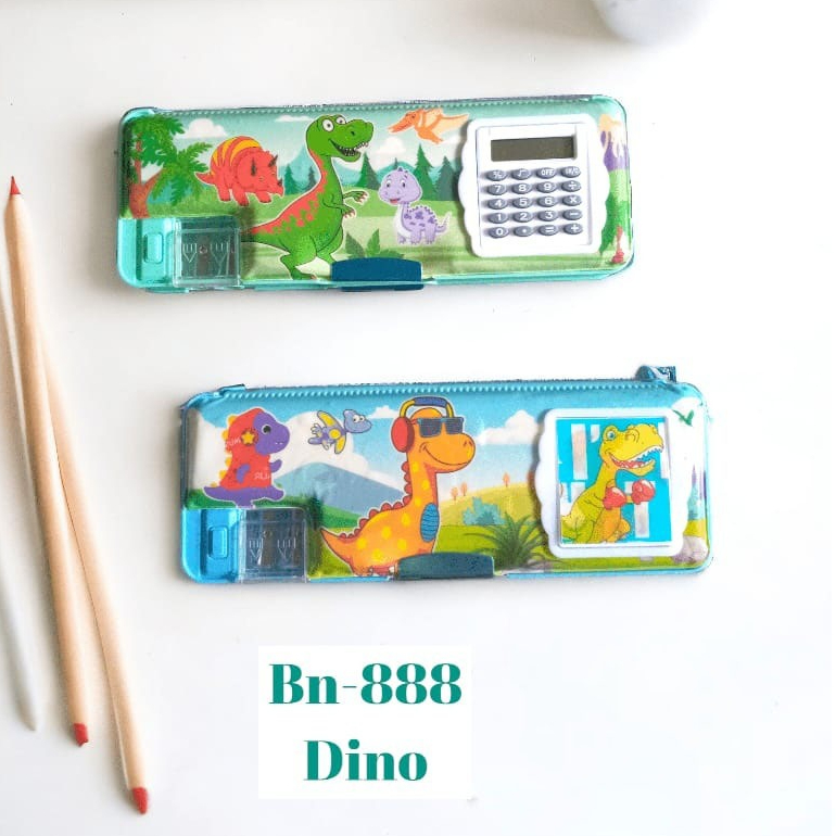 

Kotak Pensil BN-888 Kotak Pensil Bahan Magnet Ada Kalkulator