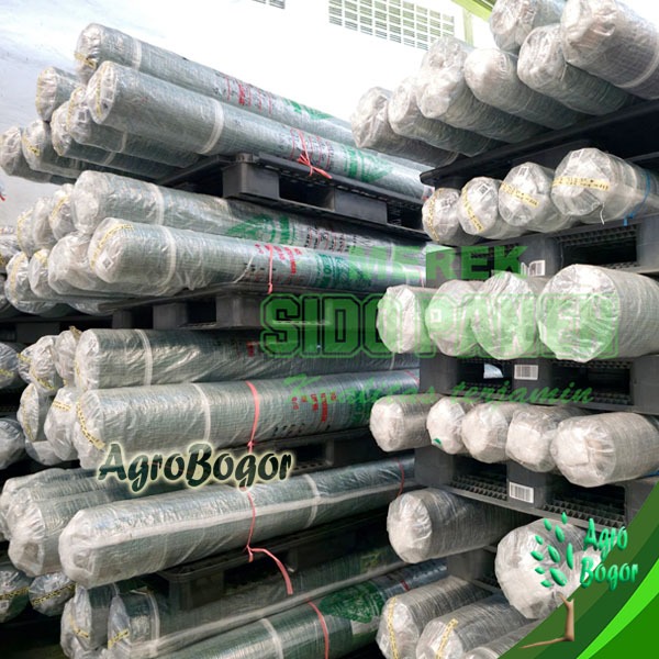 Oppashop_ Weedmat Anti Uv 1,2X100 Meter Hitam/Hijau