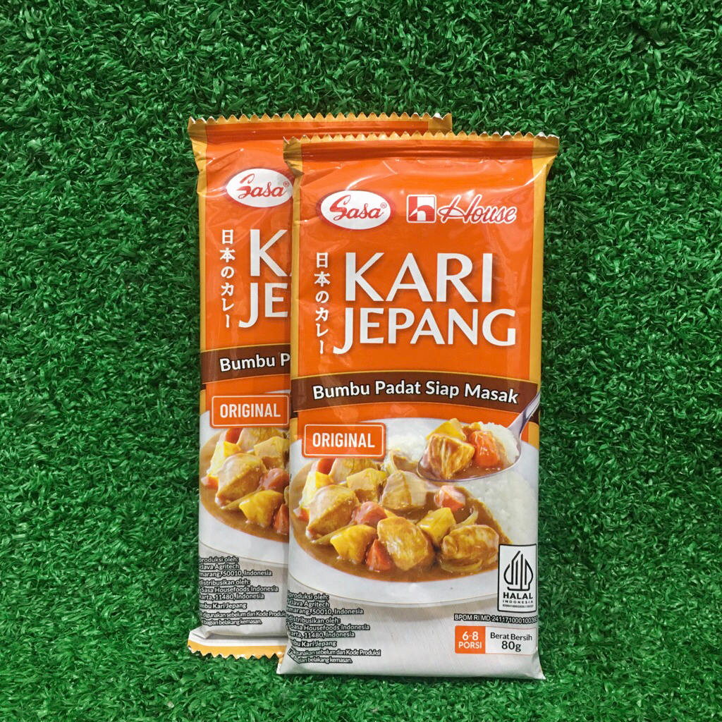 

Sasa House Kari Jepang Bumbu Padat Siap Masak Japanese Curry Original 6-8 Porsi (Serving) 80gr Lokal HALAL