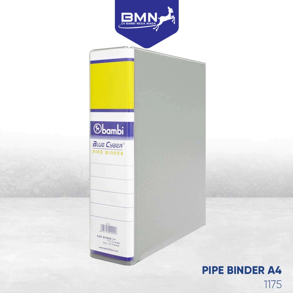 

BAMBI Pipe Binder A4 MID SIZE 50 mm With Full Spine 4 Colour Labels 1175