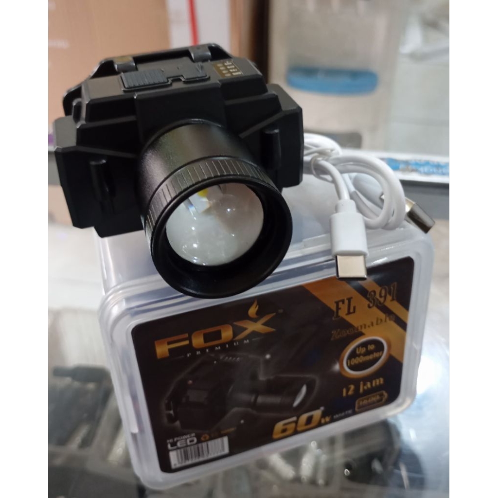 senter kepala  Zoom fox FL391