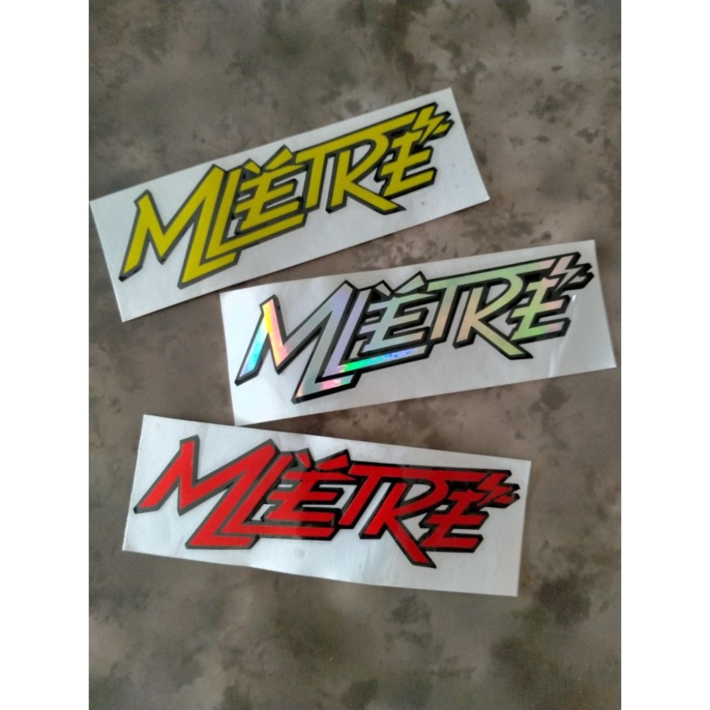 Sticker Cutting Mletre