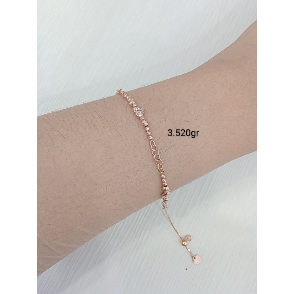 gelang emas tua variasi serut love