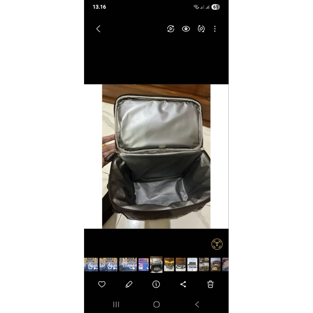 GABAG COOLER BAG PRELOVED LIKE NEW
