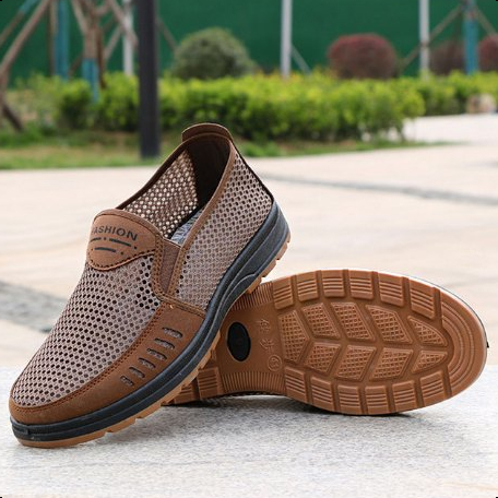 sepatu slip on sandal pria keren sandal cowok terbaru 2025 Sepatu jaring pria sepatu pria casual