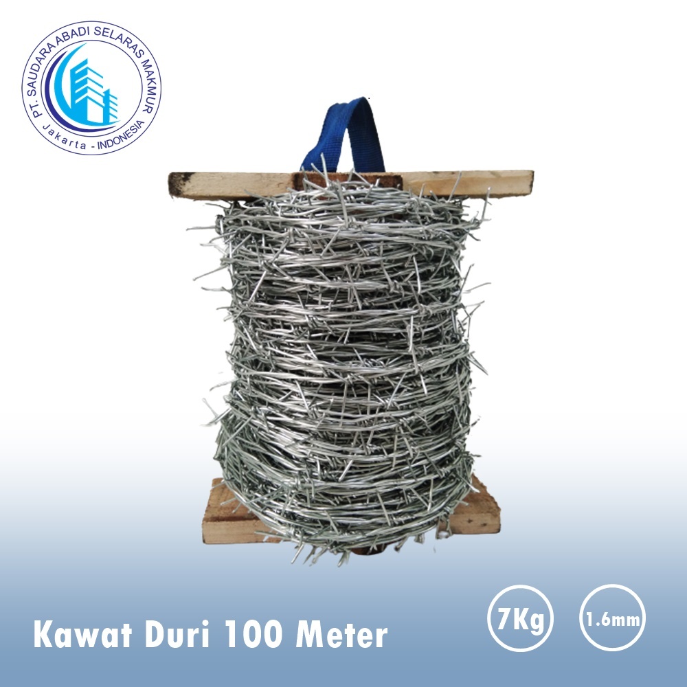 Kawat Duri Galvanis 100 meter