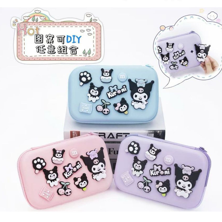 

Tempat Pensil Pop Up DIY Motif Kuromi DD603 Soft Pencil Case Besar
