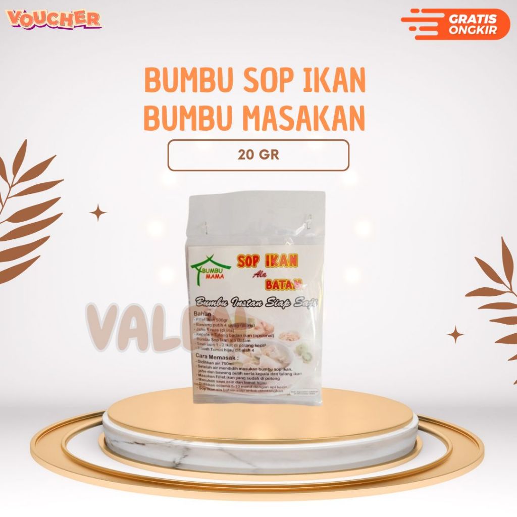 

Bumbu Masak Instan - Bumbu Sop Ikan Ala Batam 20gr - HALAL
