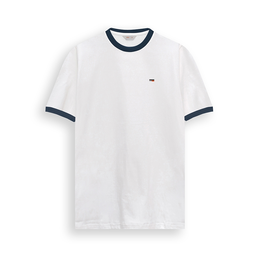 DRM Kaos Pria Premium / Ringer Tee Casual Pria Cotton / Ringer Tee Smart Lengan Pendek / Ringer Tee 
