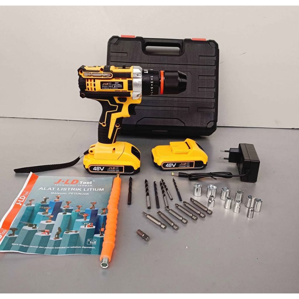 BOR CAS BATERAI JLD 13MM 48 VOLT 3MODE