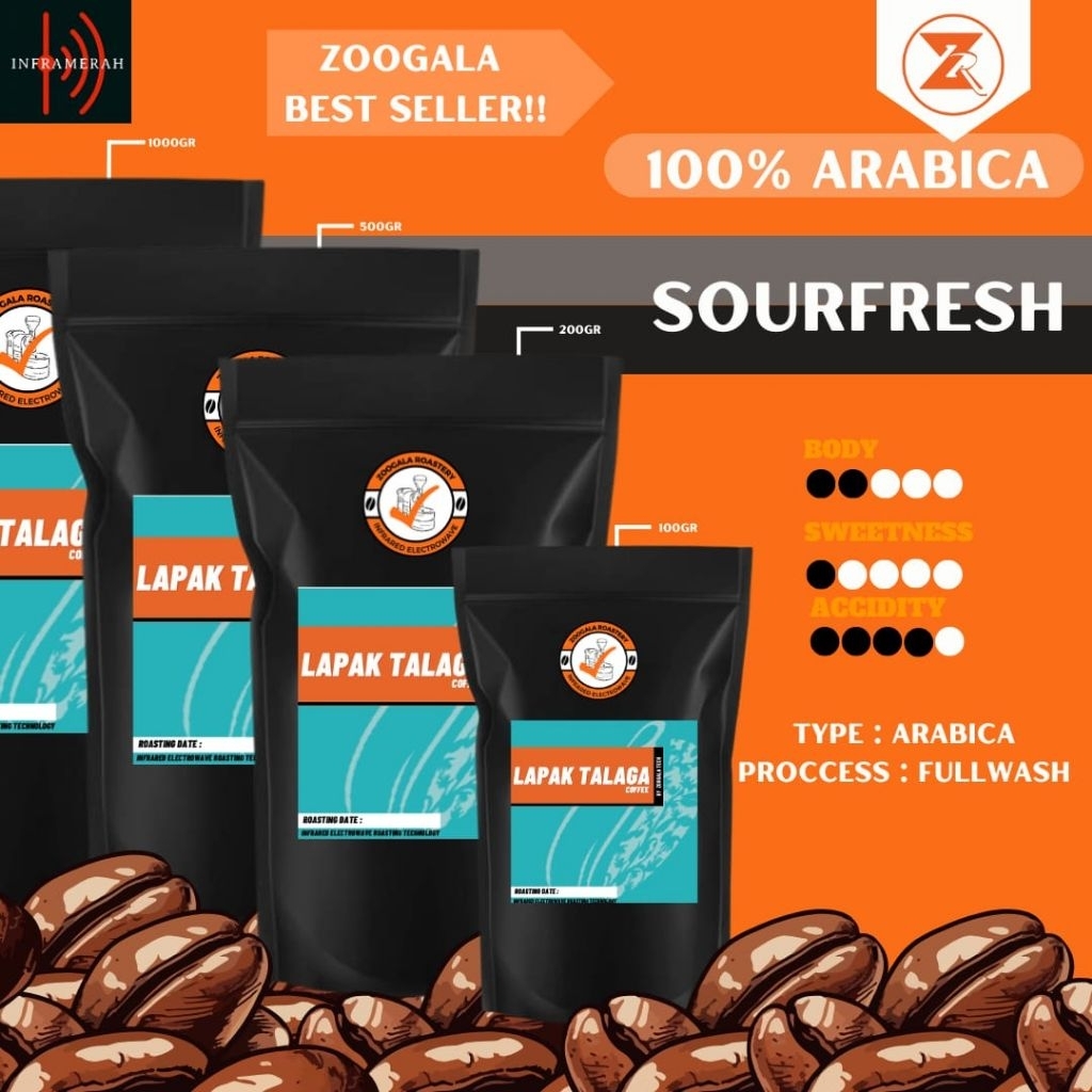 

SOURFRESH - Kopi Arabika Jawa Barat Fullwash - Manual Brew 1KG