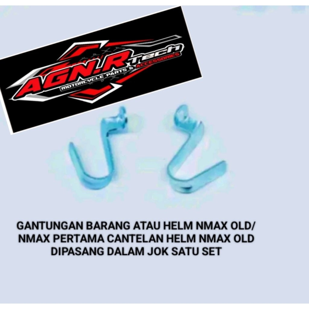 GANTUNGAN BARANG ATAU HELM NMAX OLD /NMAX PERTAMA CANTELAN HELM DIPASANG DALAM JOK SATU SET
