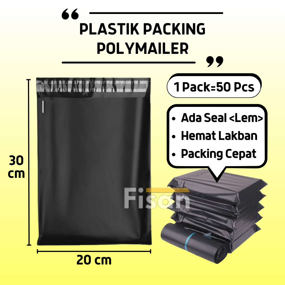 

50 Pcs Polymailer 20x30