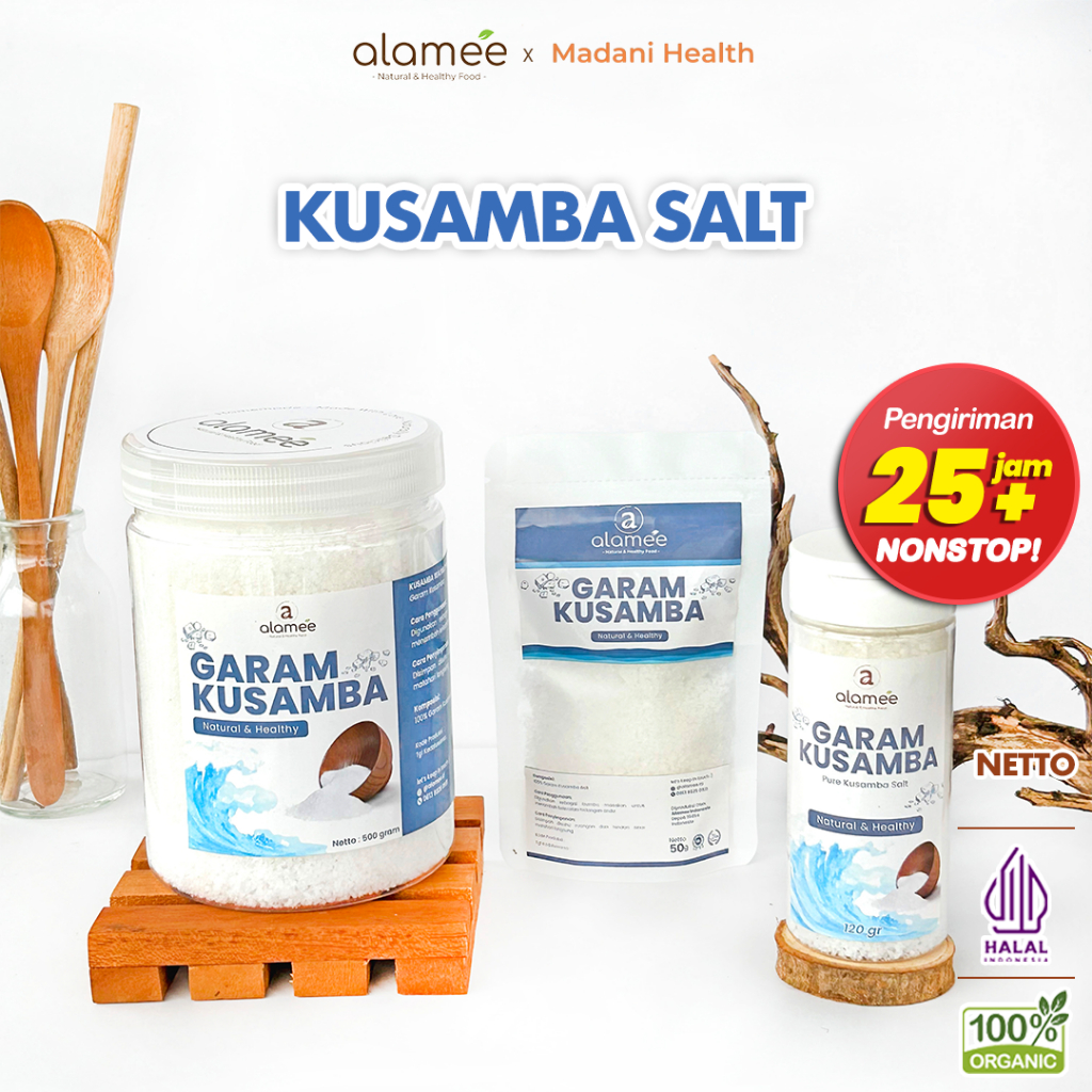 

Garam Laut Kusamba Seasalt Organic Sea Salt Laut Bali Organik Murni Natural Alami Lokal madani health