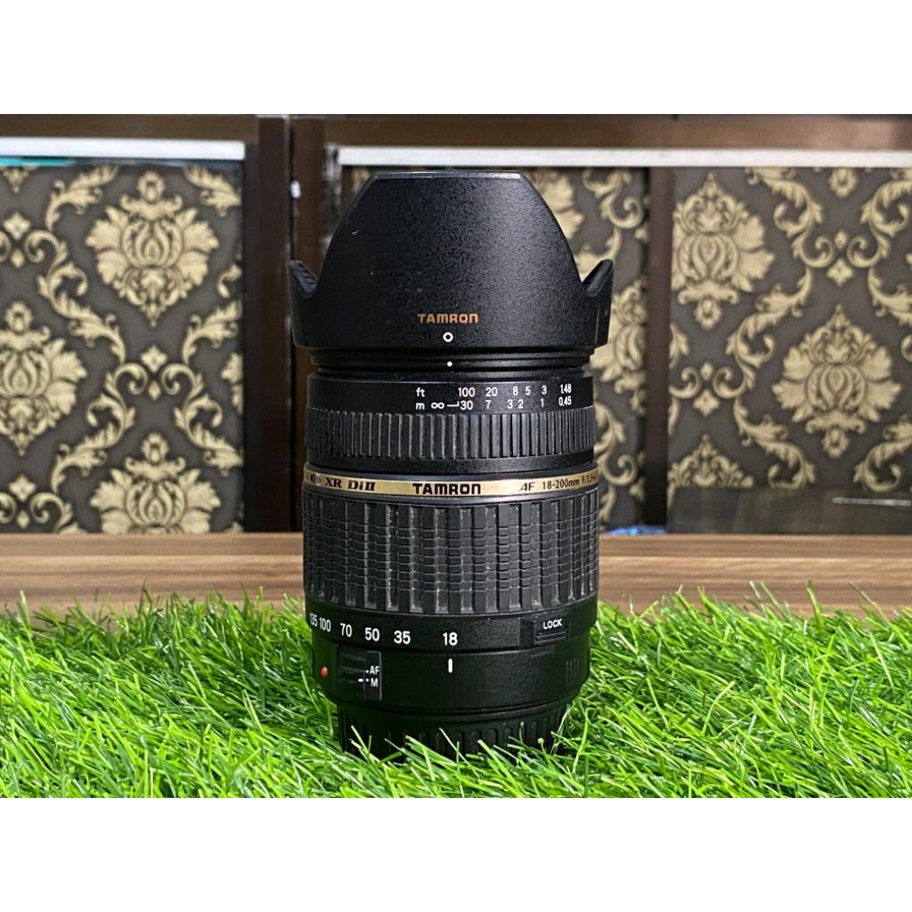 lensa Canon Tamron 18-200mm