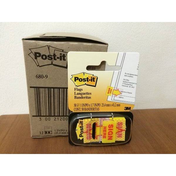 

Post-it Sign Here / Penanda Tanda Tangan Dokumen (3M) – 50 Lembar