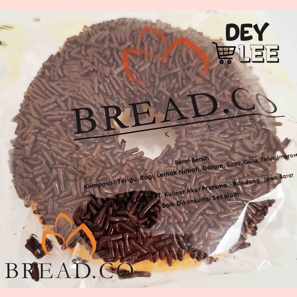 

BREADCO Donat Meses Coklat Satuan Bandung