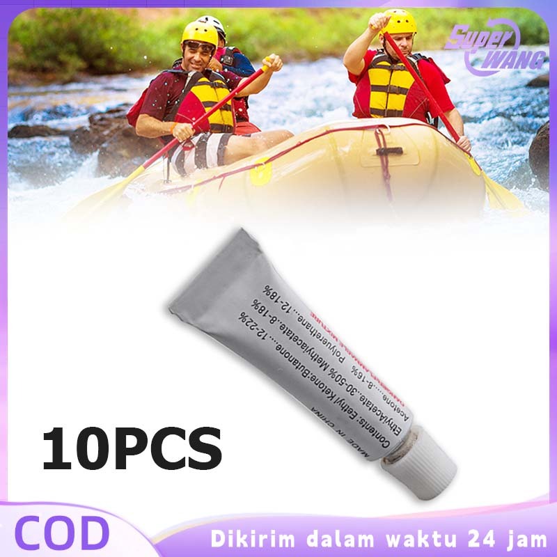 10pcs Lem Kolam Renang Anti Bocor Lem Balon Kolam Renang Lem Tambal Kolam Renang Anak Lem Kasur Angi