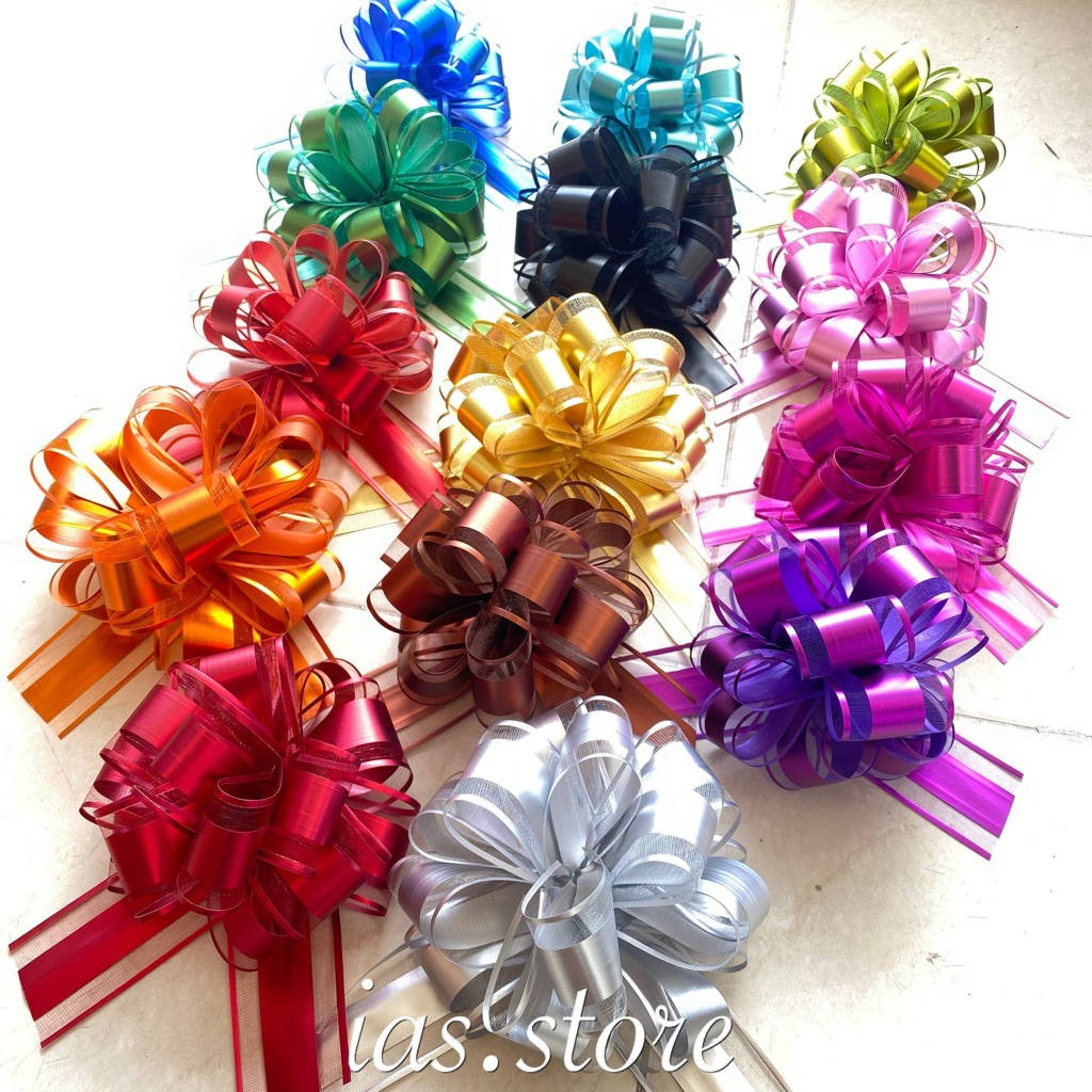 

[1 Biji] Pita Tarik Pom-Pom 30mm Glossy