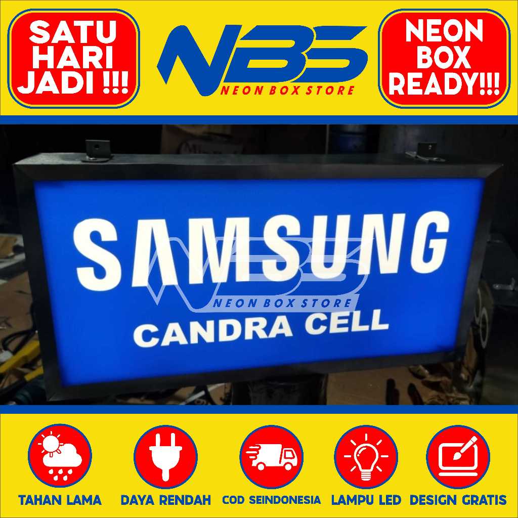 BISA COD - NEON BOX DANA SERVICE HP OPPO SAMSUNG VIVO CUSTOM SUKA SUKA