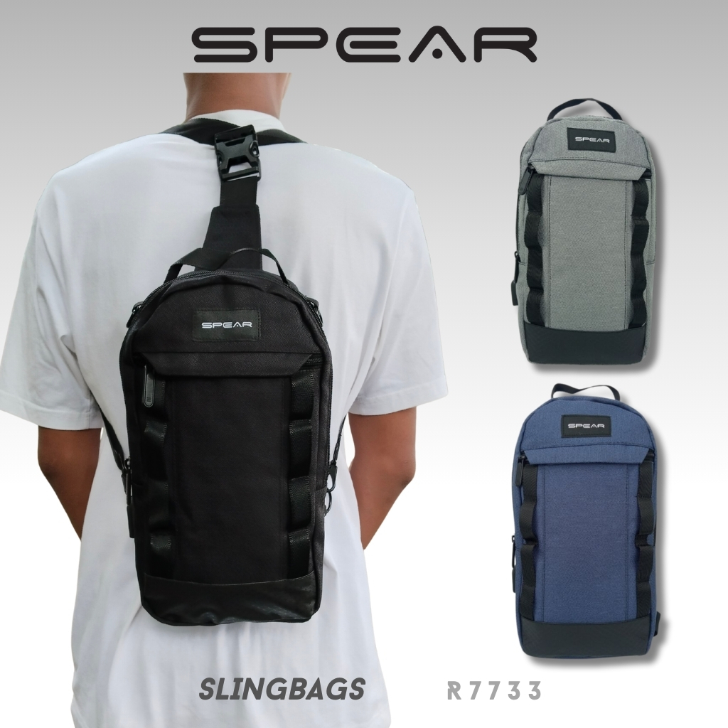 SPEAR Tas Slingbags Import Tas Selempang & Bahu Pria atau Wanita SB-R7733