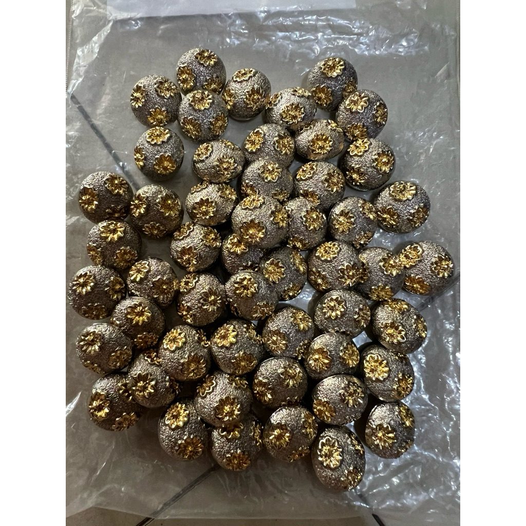 Kancing Vintage Bulat