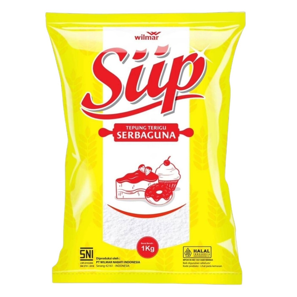 

Siip Tepung Terigu 1 Kg - Untuk Aneka Kue & Gorengan