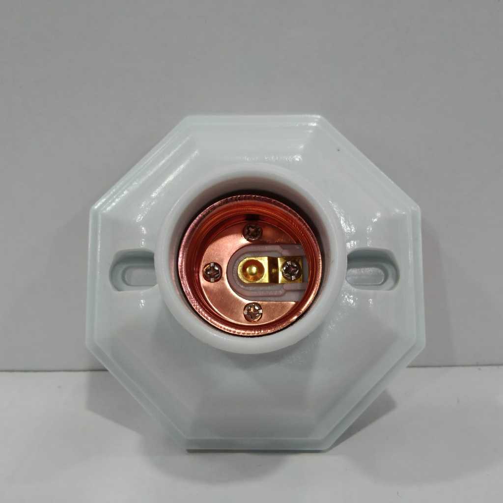 Kawachi Fitting Fiting Lampu Plafon Besar E27