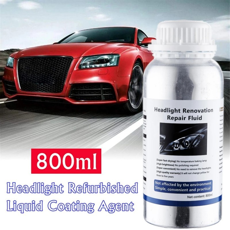 Nano Burn Coating Lampu Mobil 800G Nano Burn Coating Headlamp Cairan Lampu Mobil Liquid Nano Burn