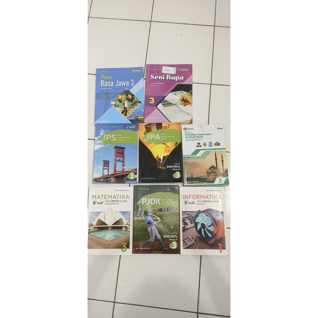 Buku kelas 9 erlangga kurikulum merdeka /yudistira kelas 9