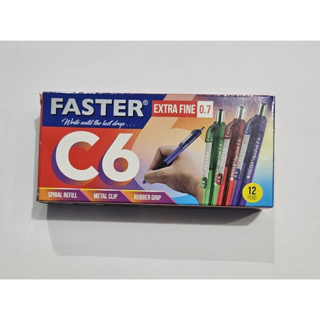 

Pulpen Faster C6 Extra Fine 0.7mm Per Pack Isi 12