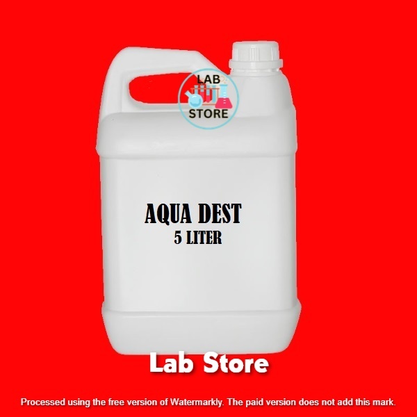 Aquadest / Akuades / Aquades / Air Suling / Air Aki Radiator 5 Liter