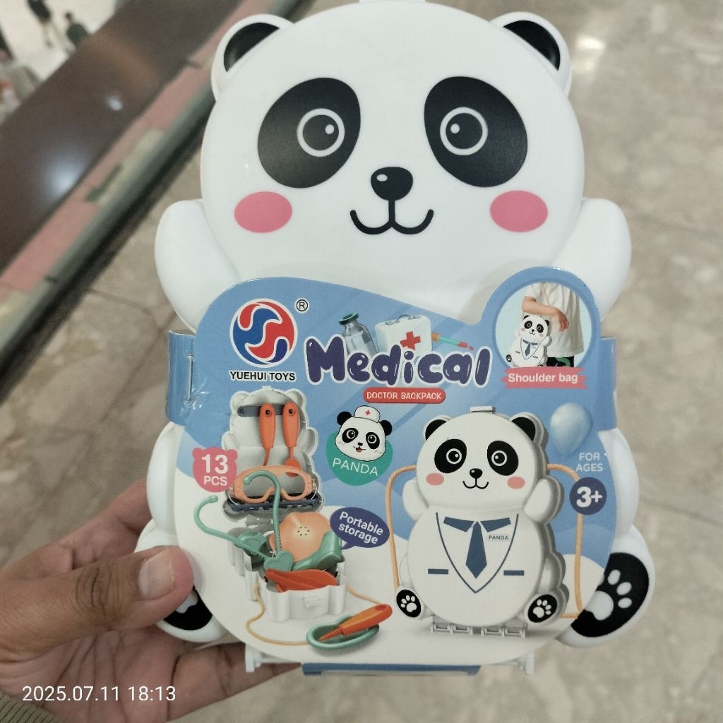 NEW‼️MAINAN EDUKASI MEDICAL DOCTOR - TAS MAINAN DOKTER ANAK COSMETIC BAG - TAS MAINAN ANAK KUCING KO
