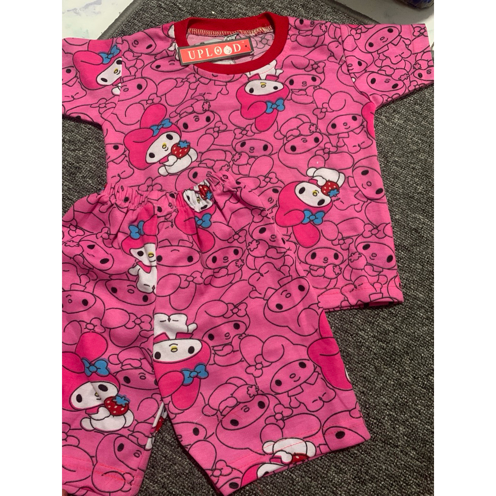 LELANG Set anak HP pendek2 1-6T bahan sisa ori (liby,veljun,nanaku, little owl, beeloft dll)