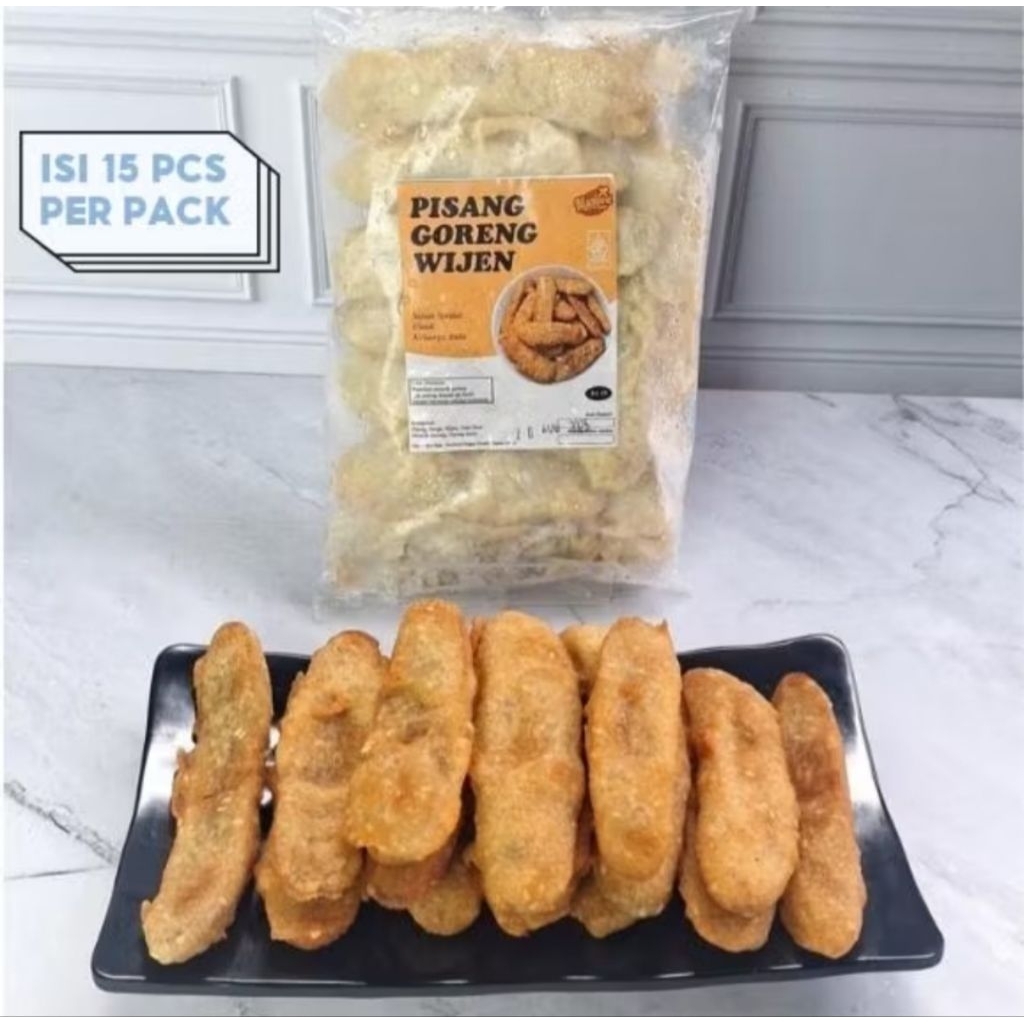 

Pisang Goreng Wijen Nisofood isi 15pcs
