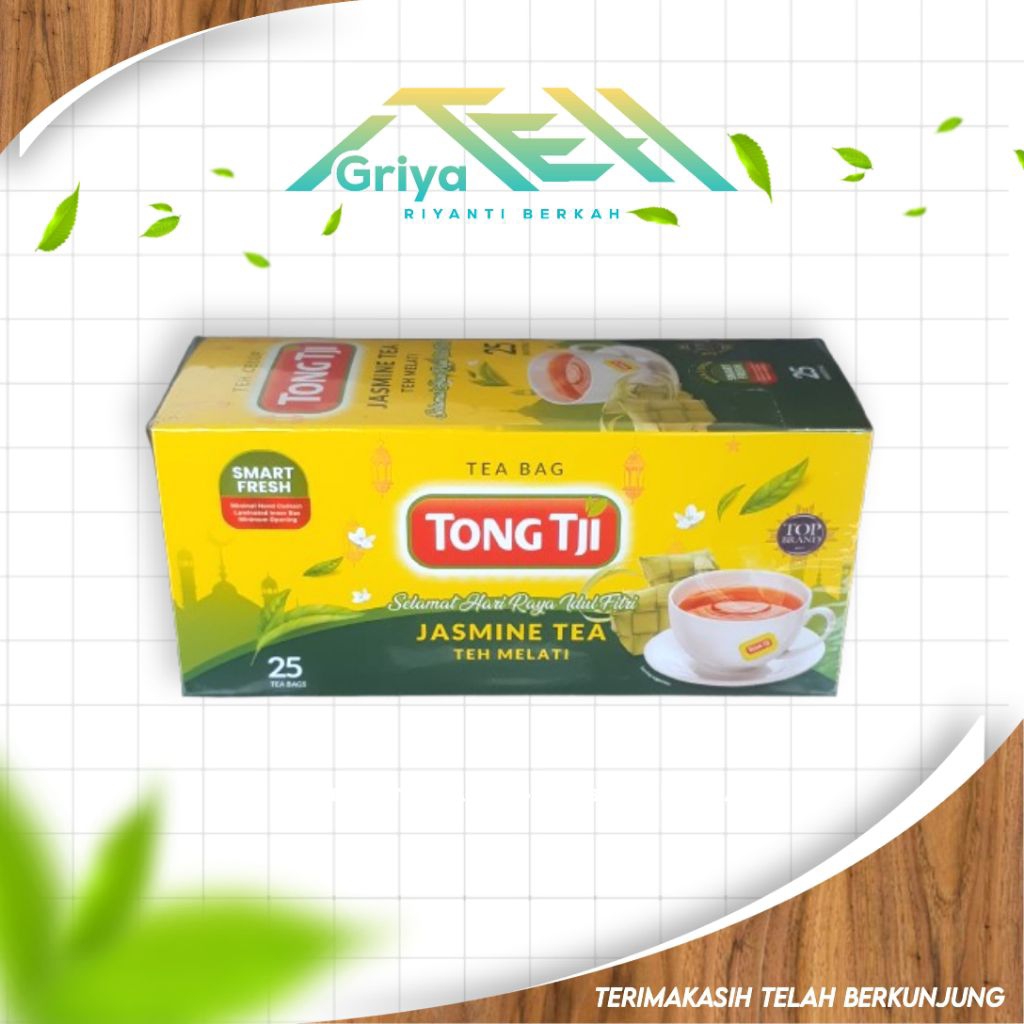 

Teh Celup TongTji Jasmine Tea/ Teh Melati Free Toples. 1 Kotak Isi 25 kantong Teh Celup TongTji, Teh Celup Tongji,