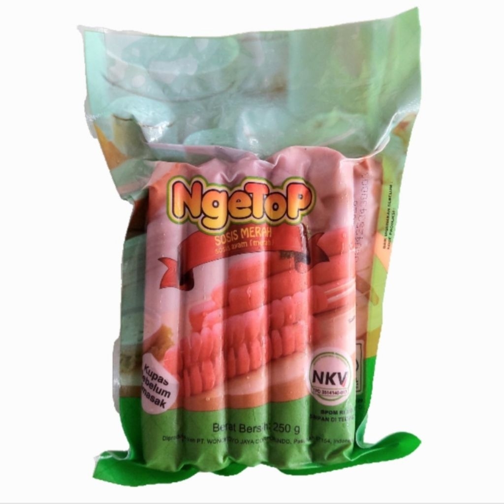 

Ngetop Sosis Ayam Merah 250g isi 10