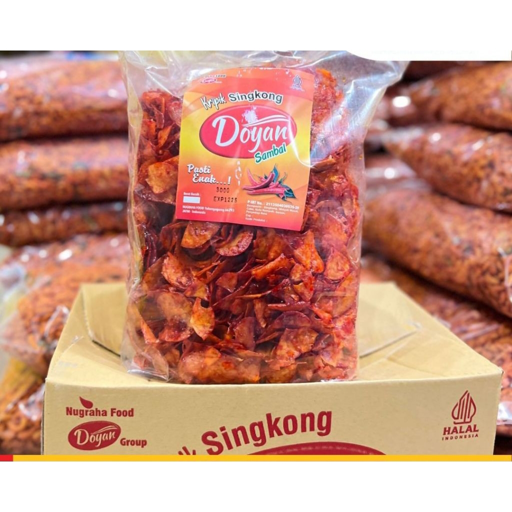 

kripik singkong Doyan Sambel