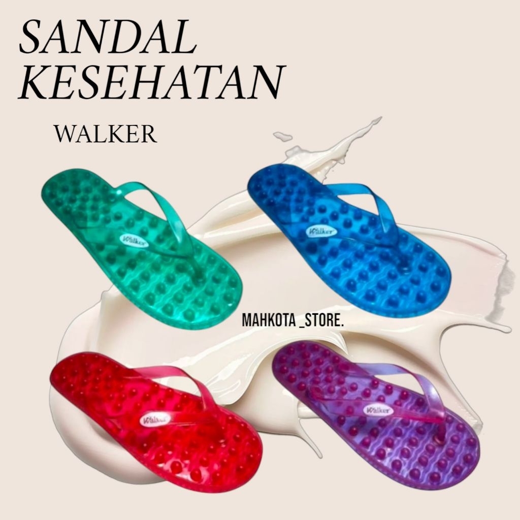 Sandal Kesehatan Refleksi Rematik Biji Besar Walker