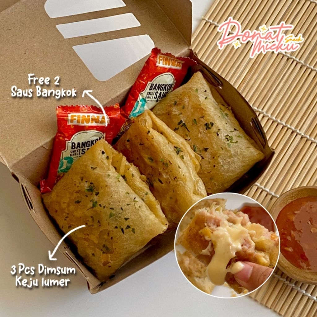 

Dimsum Goreng KEJU LUMER (isi 3"pcs)