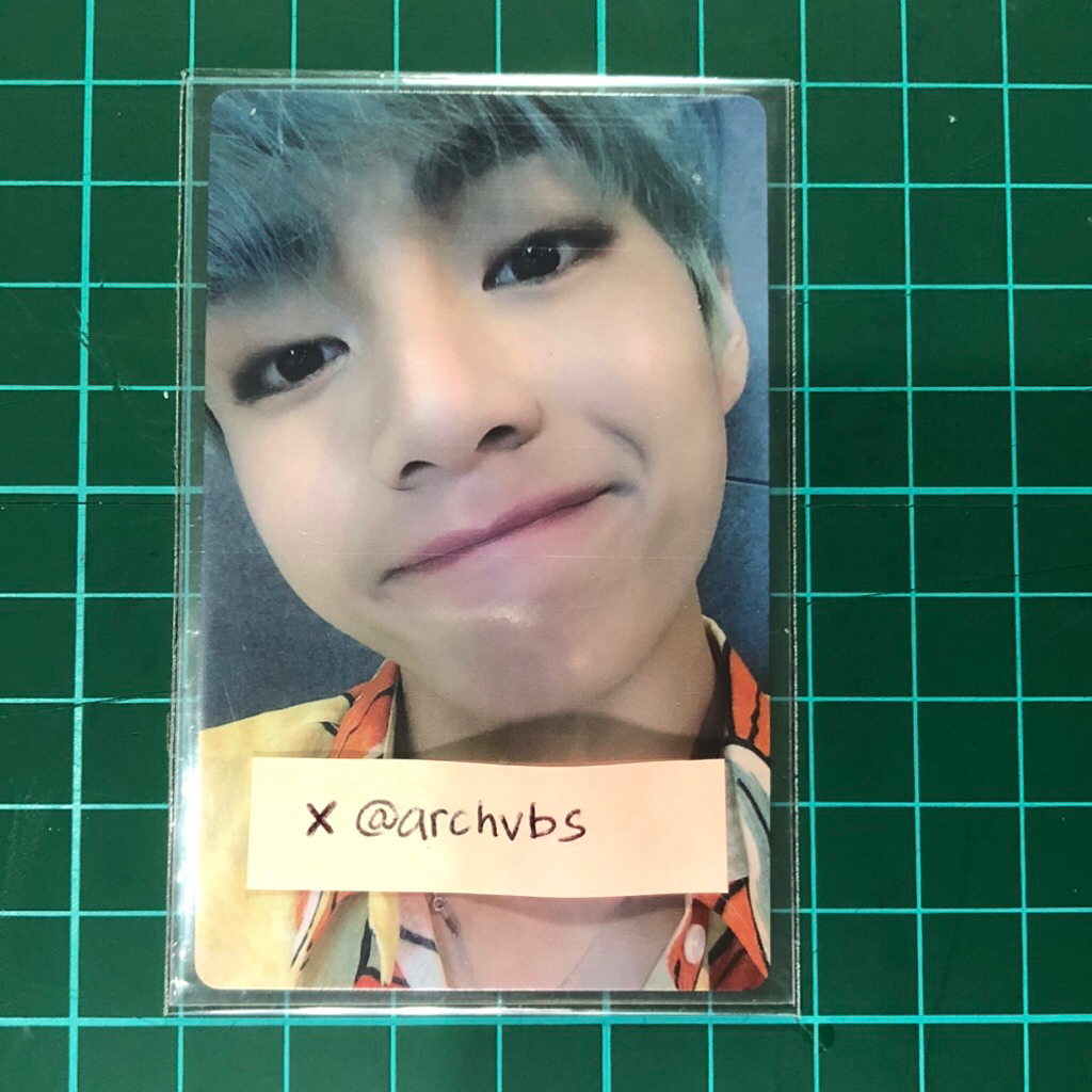 PHOTOCARD OFFICIAL TAEHYUNG LIGHTS JAPAN FC RPC BE ESS