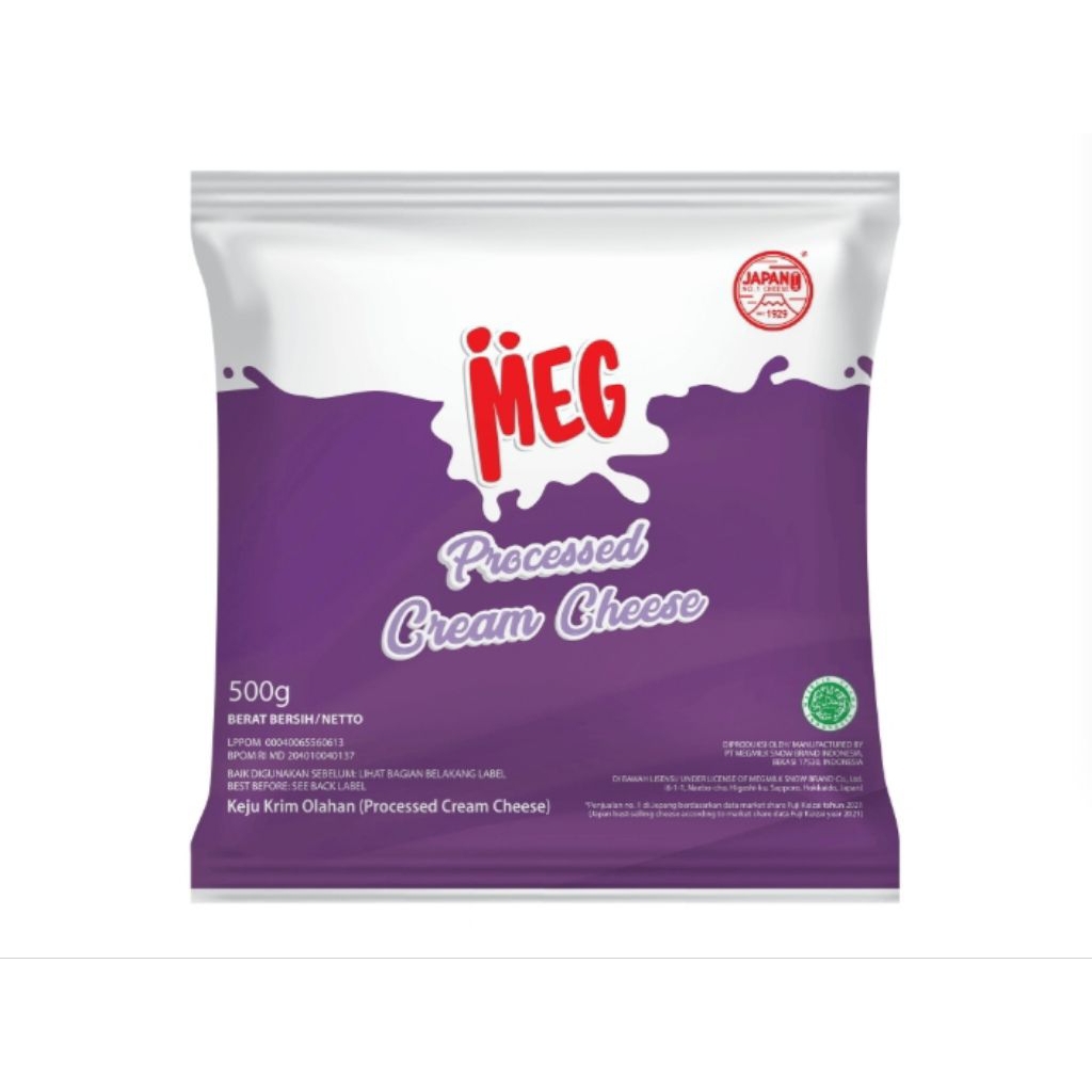 

Meg processed cream cheese 500gr