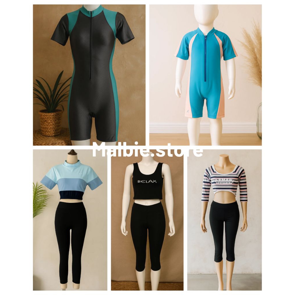 [READY] PRELOVED BAJU RENANG DEWASA ANAK REMAJA NIKE LA CHRISTIE BAJU SENAM BAJU OLAHRAGA BAJU ZUMBA