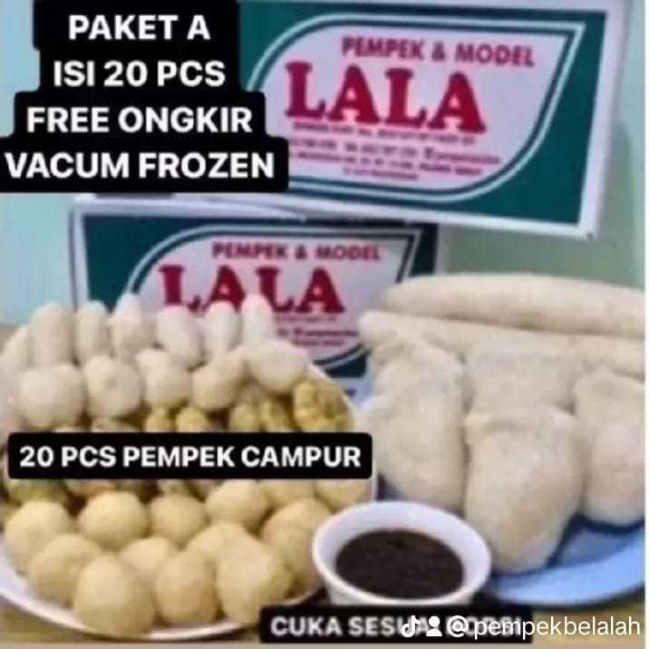 

Pempek Lala 26 Ilir Palembang Asli – Paket Campur Lengkap + Cuko